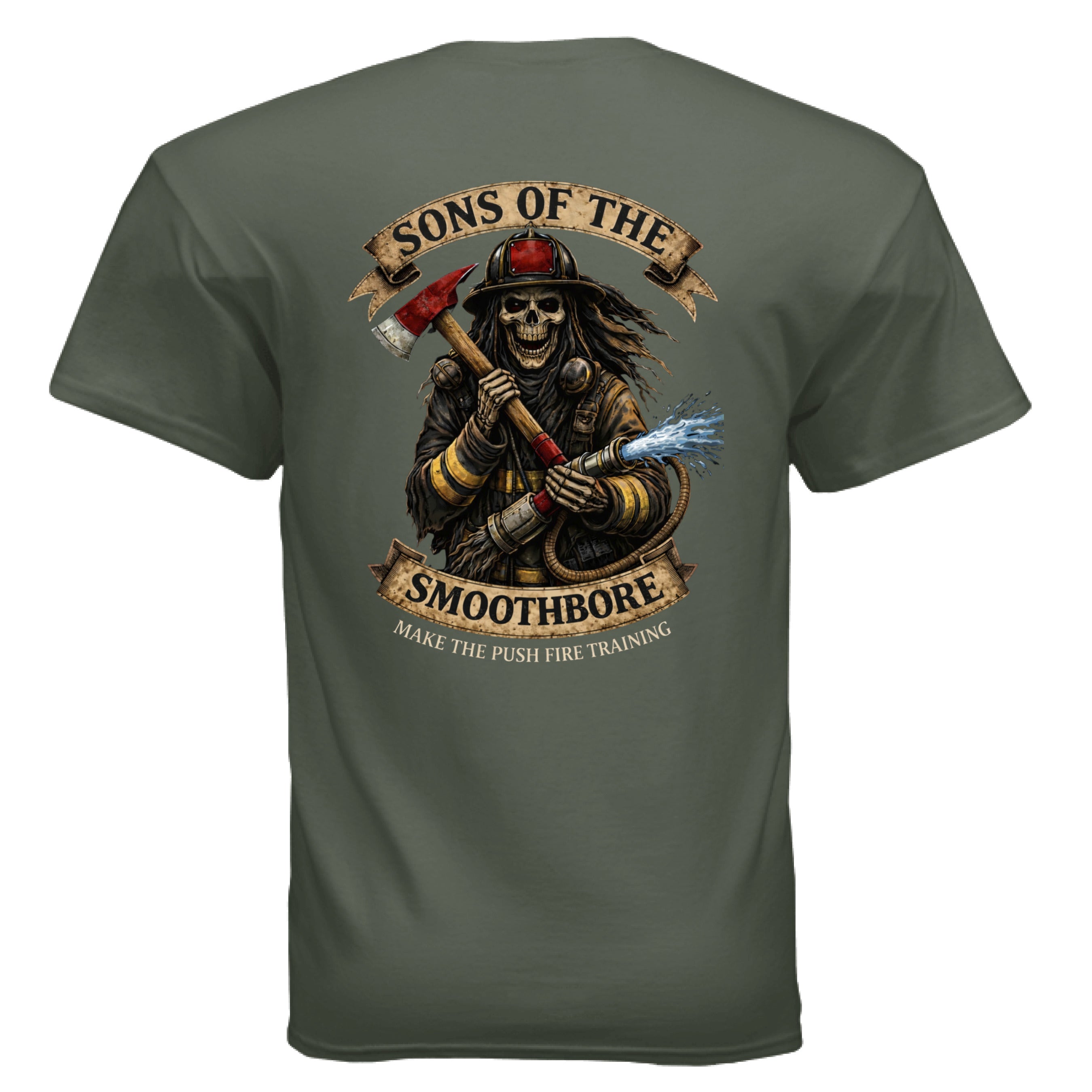 MILITARY GREEN - BACK