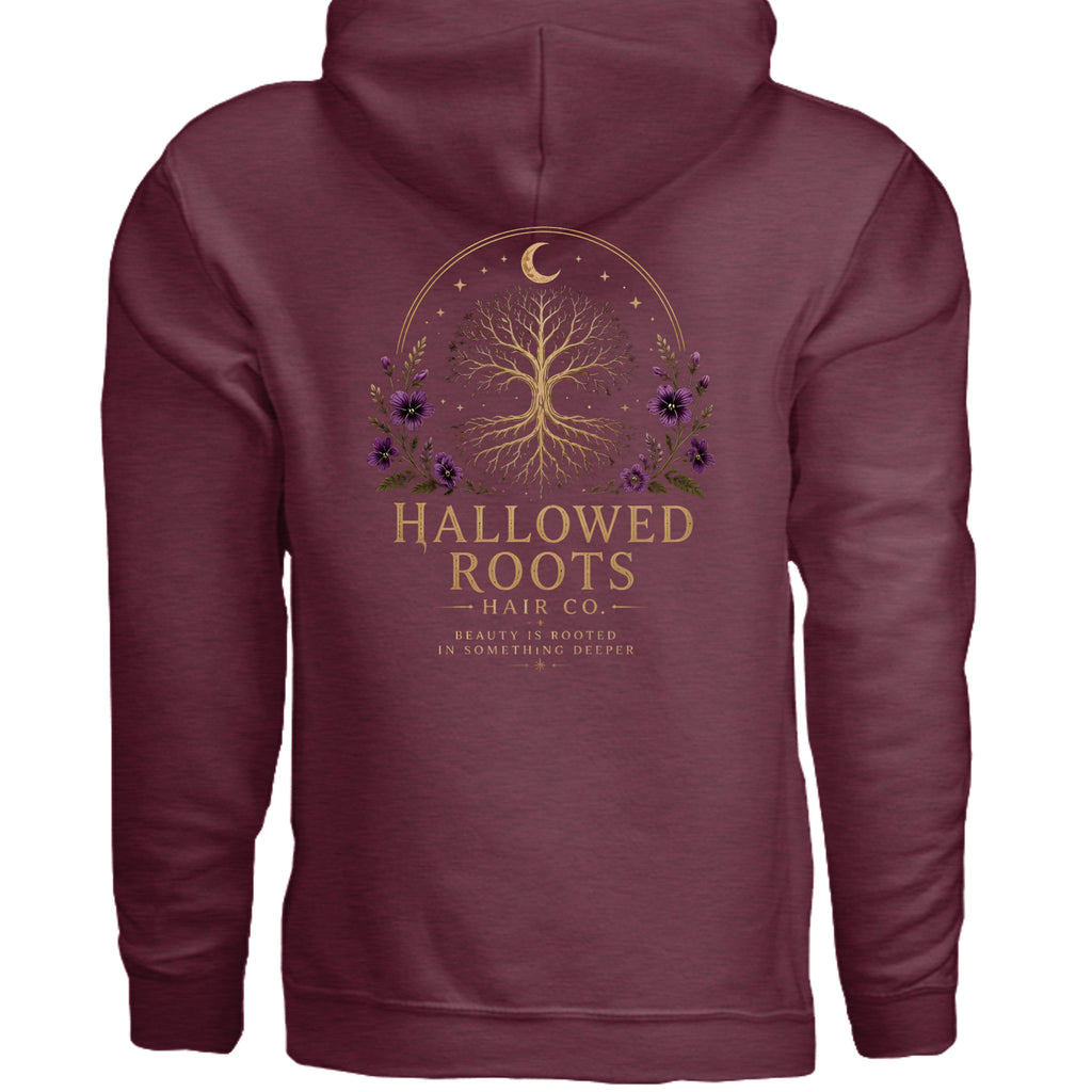 Heather Sport Dark Maroon - G185 - BACK