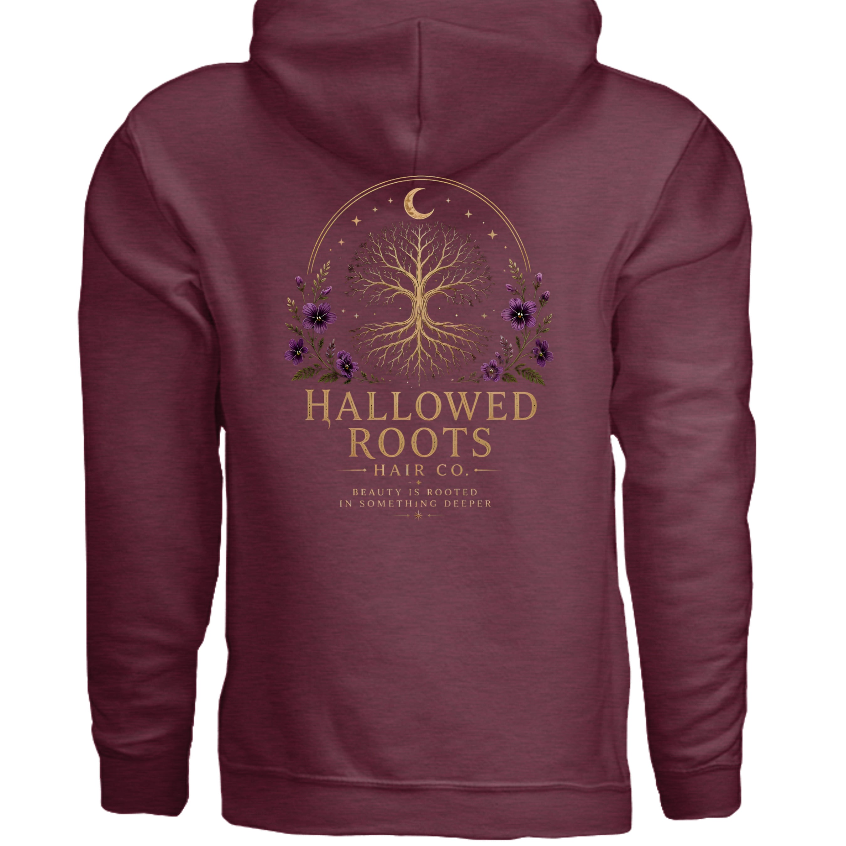 Heather Sport Dark Maroon - G185 - BACK